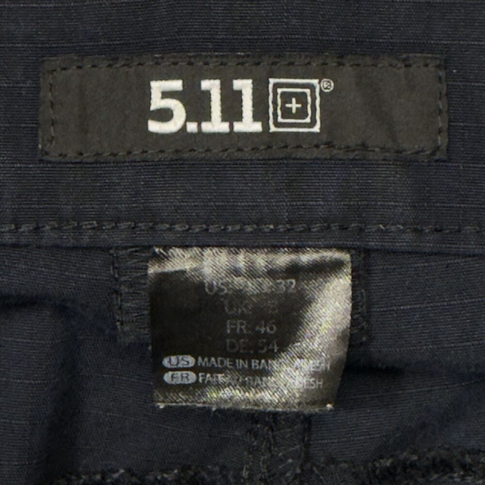 5.11 Tactical Icon Pants Men 38x32 Navy Blue Ripstop Cargo Utility Hiking - Picture 4 of 10